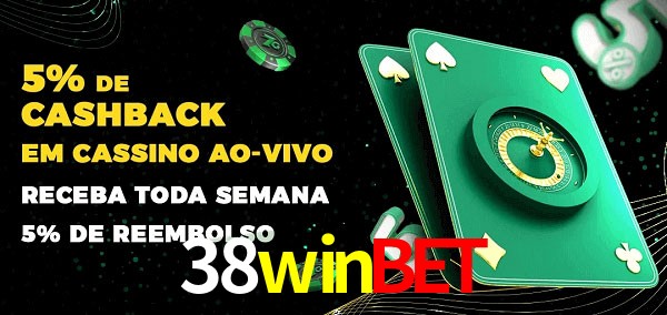 Promoções do cassino ao Vivo 38winbet